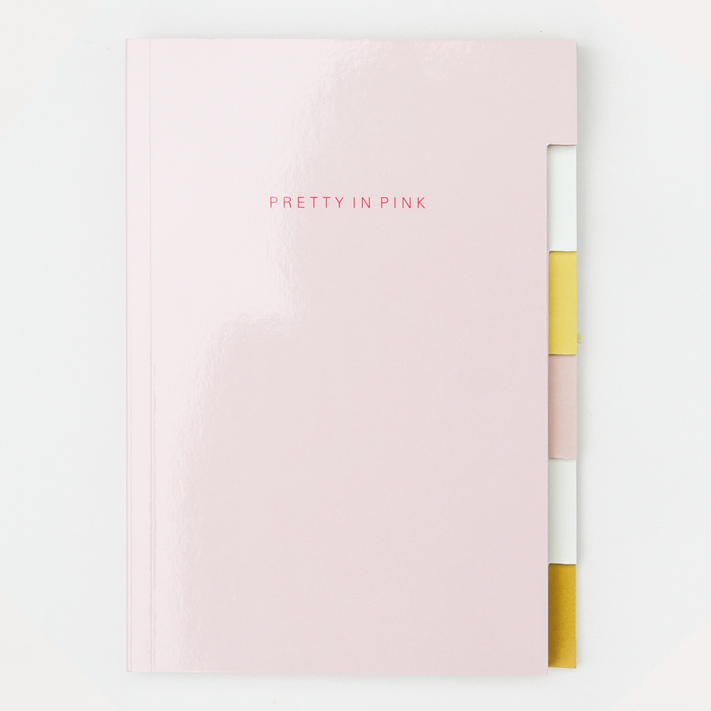 Pink Patent Multi Tab Notebook By Caroline Gardner